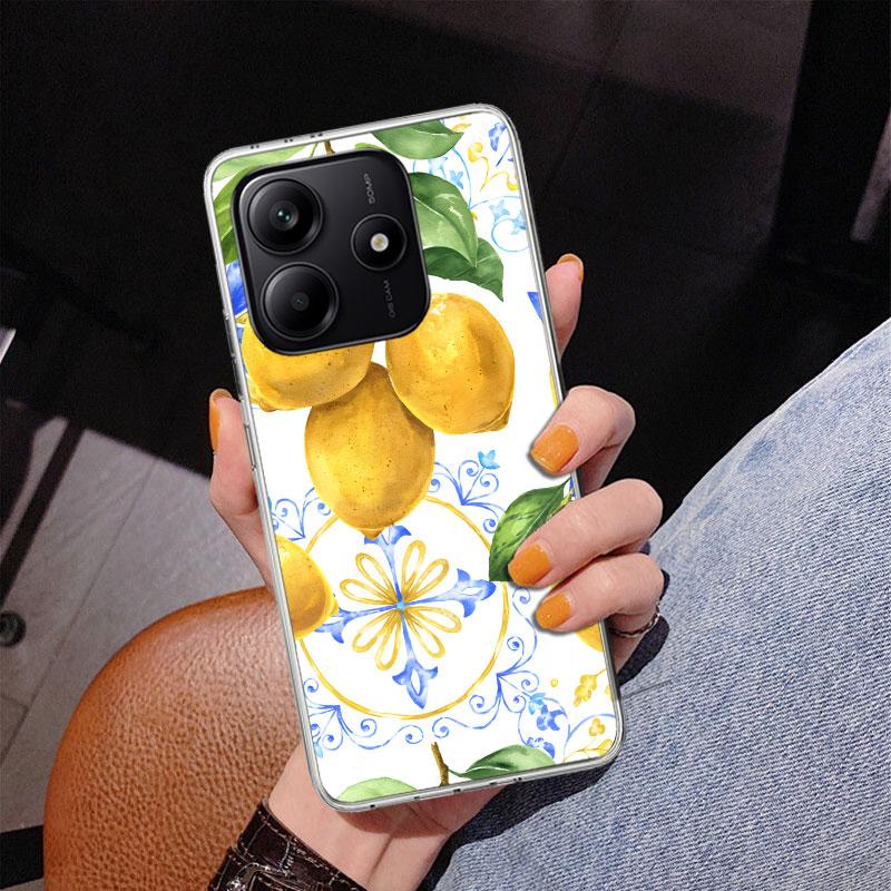 

Summer Fruits Lemon Phnoe Case for Phnoe Case for Xiaomi Redmi Note 15 14 14S 13 Pro Plus 12 12S 11S 11E 10S 10 11T 5G Unique Co Redmi Note 12 4G