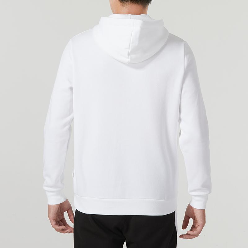 Puma Cf Big Cat Logo Hettegenser Menn Hettegensere Hvit 673852-02