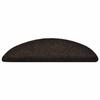 VidaXL Self-Adhesive Stair Treads 30 Pieces 56 X 17 X 3 Cm Dark Brown Semicircular 3365685