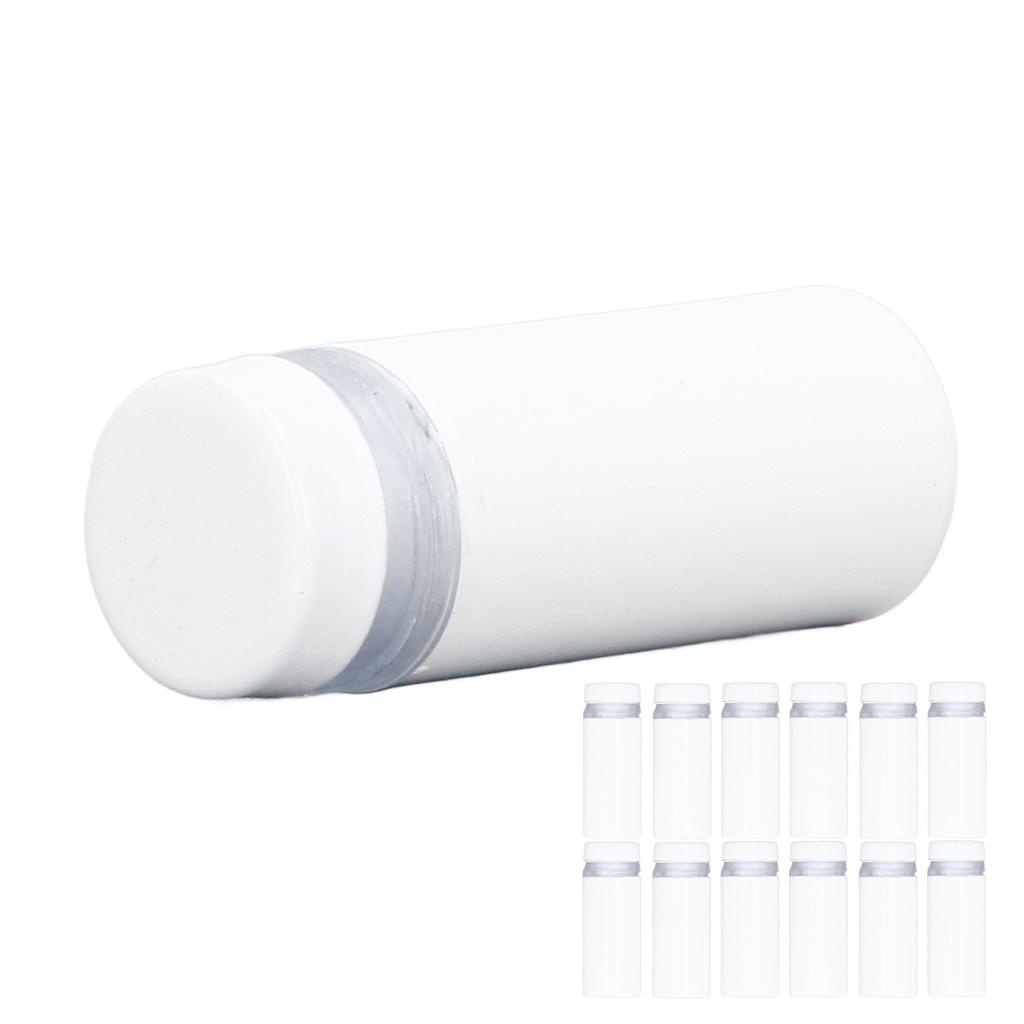 12Pcs Standoff Screws Stainless Steel Wall Sign Advertising Hardware Nail for Acrylic 12x30mm