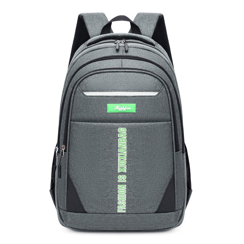 Large capacity leisure travel backpack multi-layer storage college student schoolbag simple computer business backpack