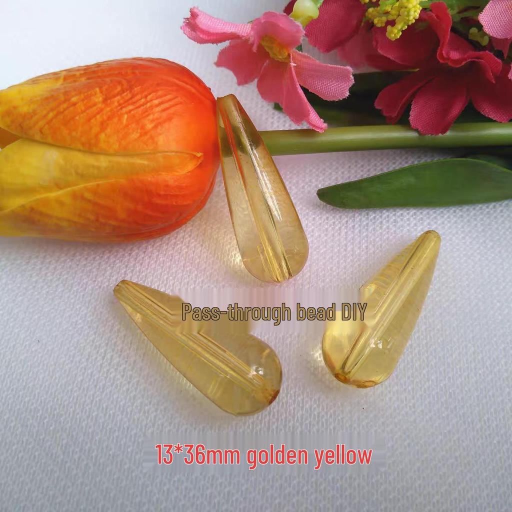 Transparent Acrylic Water Drop Beads for DIY Jewelry, Curtains, Ornaments, and Lighting Accessories