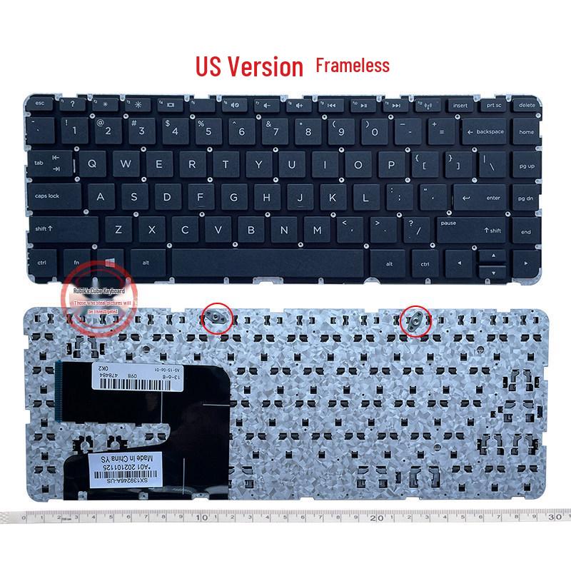 

Compatible Keyboard for HP 14-N/R TPN-Q129, 245, 240, 246, 248 G2/G3