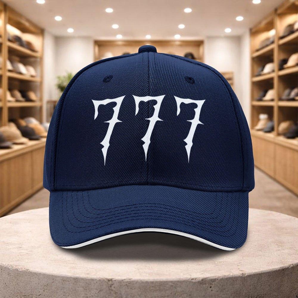 A Baseball Cap with a Print Available in Various Colors Featuring an Adjustable Sandwich Design This New Casual And Versat