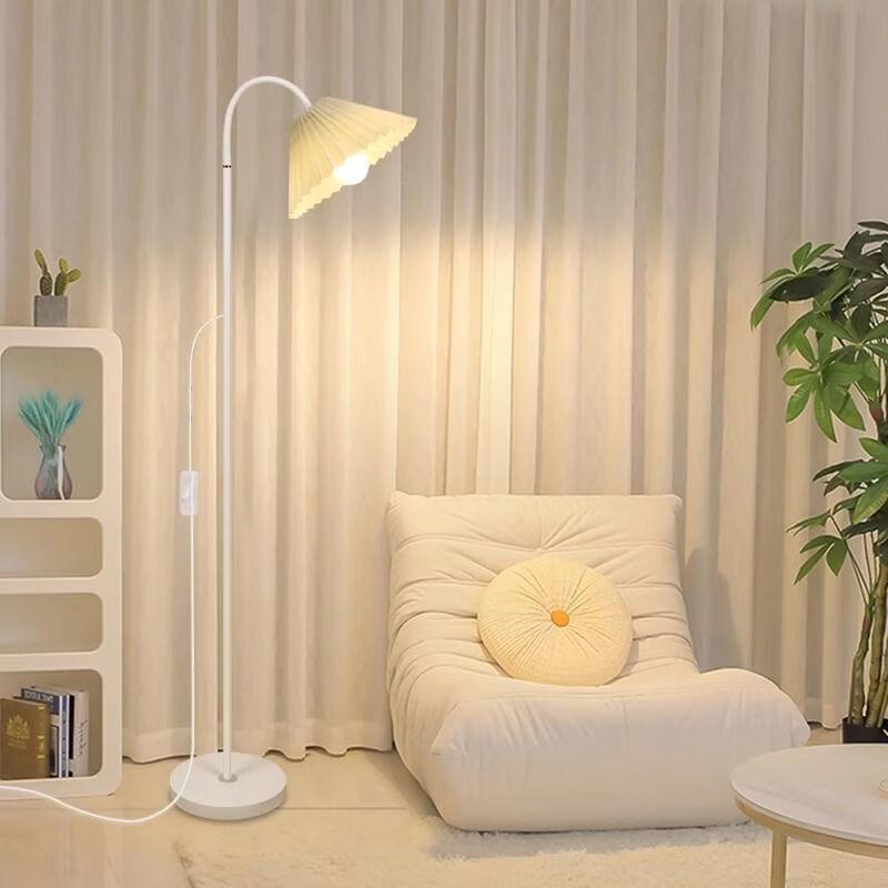 OEING Pleated Flower Floor Lamp
