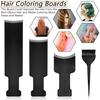 4 PCS Balayage Highlighting Board and Highlighting Brush Kit, 1 Hair Dye Brush and 3 Balayage Highlighting Board with Teeth Hair, for Hair Dye,