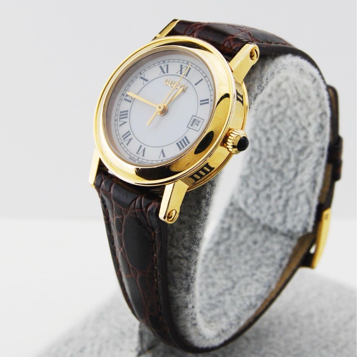 Used Normal operation GUCCI 7200L ladies watch New belt New battery
