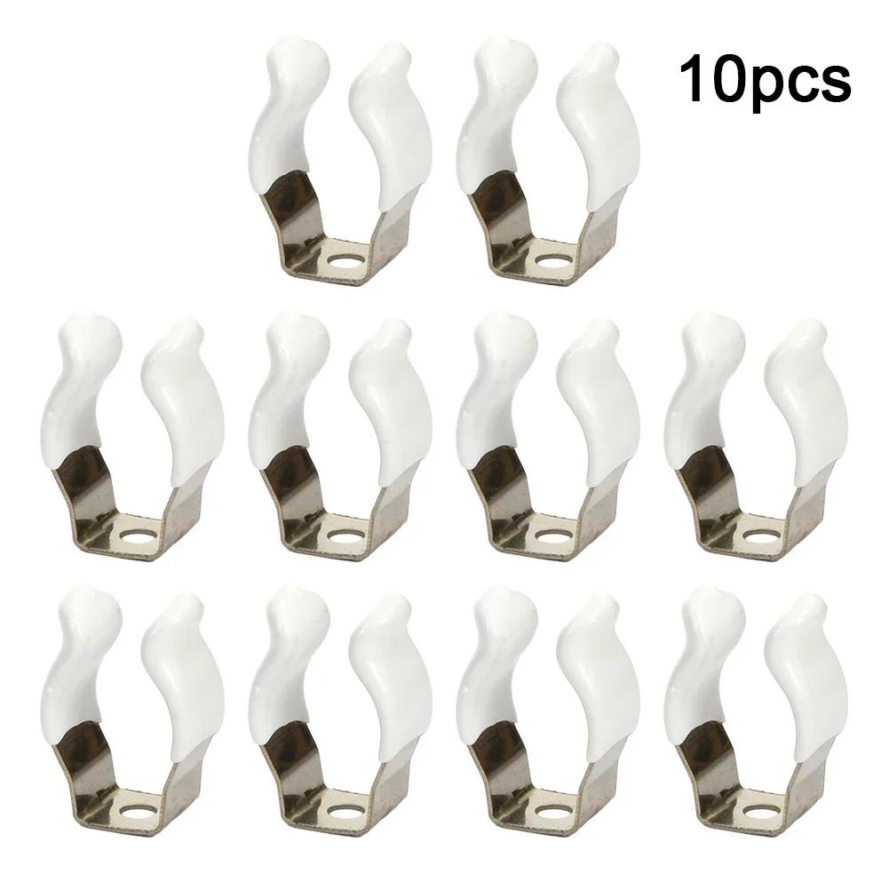 

10PCS Clamp Pipes. Spring Terry Clips 10mm 12mm 16mm 19mm 25mm 28mm Base Tool Clips Narrow Spring Terry Tool Storage Hangers 12mm