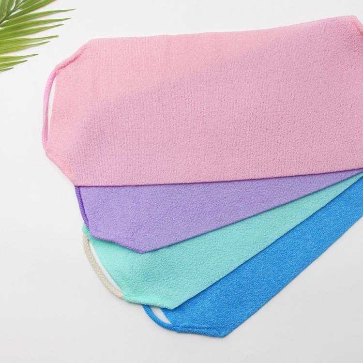 Korean-Style Elastic Nylon Back Scrubber Towel