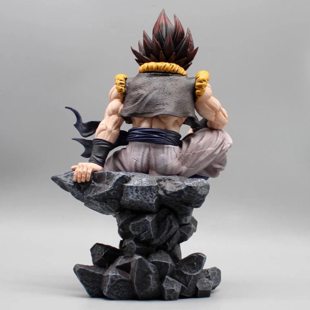 23cm/9.06in Anime Dragon Ball Figure Gogeta Action Figures Pvc Statue Desktop Ornamen Collection Model Toys Gifts Round Sensory Compression Bouncy
