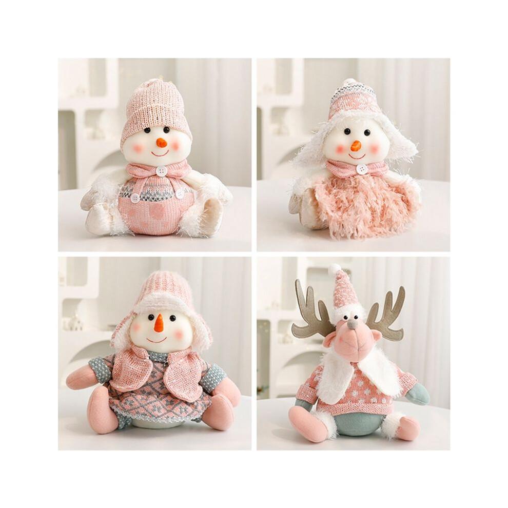 Christmas  Ornaments Cute Doll Christmas Faceless Doll Cartoon Three-Dimensional Small Ornaments C