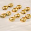 1pair Sparkling Huggie Hoop Earrings Vintage Ear Clips Trendy Ear Jewelry Women