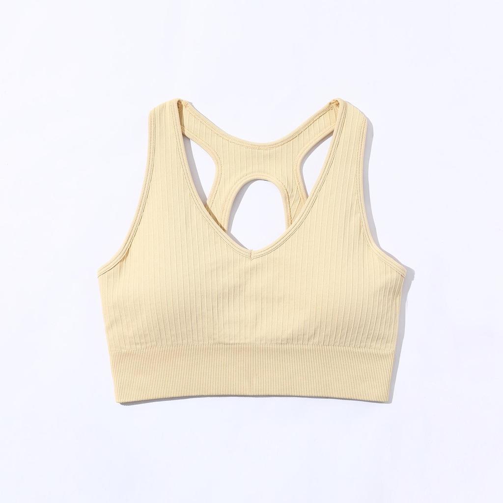 Spring Ribbed Seamless Yoga Suit - Women's Sexy Sports Fitness Set with Hip-Lifting Shorts