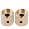 Musiclily Pro 6mm Dome Side Screw for Telecaster Electric Precision Gold of Knob, Type, Steel, Guitar/PB Bass, (Set 2)
