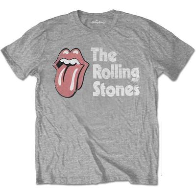 Das Rolling Stones Scratched Logo Unisex T-Shirt