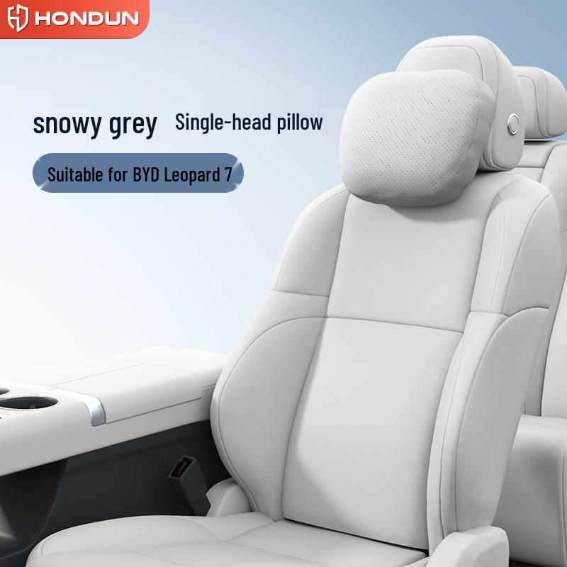 

Essential Car Interior Accessories: Equation Leopard Titanium 7 Headrest Lumbar & Neck Support Pillow Set