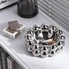 Creative Ceramic Ash Tray Bubble Ball Circle Ashtray Office Table Smoking Accessories for Weed Ashtrays  Ornament Household
