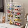 Children's Transparent Toy Car Storage Box: Wall-Mounted Hot Wheels Tomica Alloy Car Display Rack