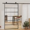 Vidaxl Sliding Door With Hardware, EsG Glass And Aluminium, 102X205 Cm