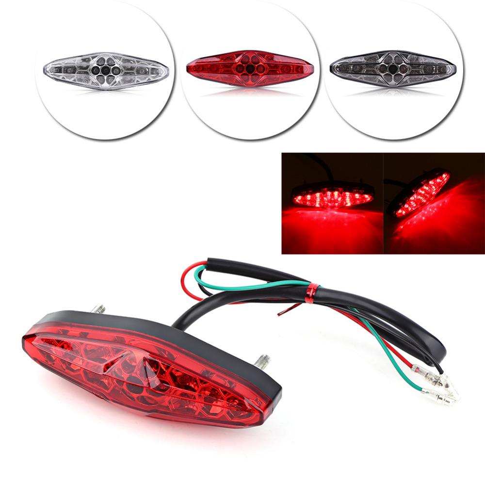 MOTORE MOTORE LUCE Posteriore E Bicicletta Lampada LED 12V-48V Fanale