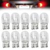 10PCS T20 7443 1891 Signal Light 21/5W Clear Glass Turn Signal Stop Brake Tail Light Bulbs Daytime Running LightsTurn Signal 2