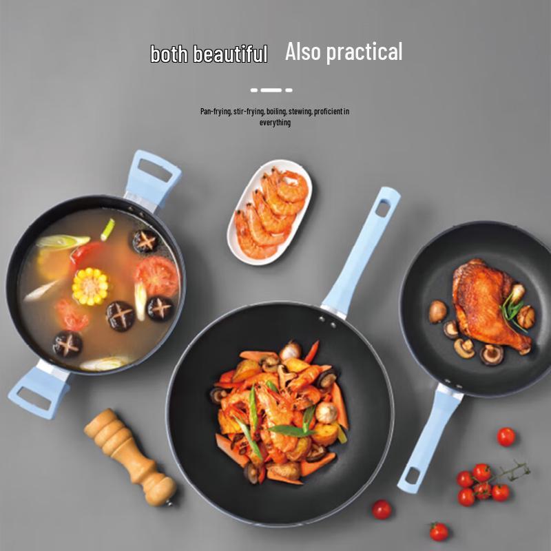 EFULLOT Non-stick Cookware 3-Piece Set