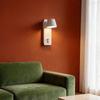 Stepless Dimming LED Wall Lamp with USB Charging - Metal Body, Wall-Mounted, No Tray, Ideal for Bedroom & Living Room