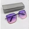 PU Glasses Case British Style Eyeglass Case Portable Glasses Storage Box  for Men Women
