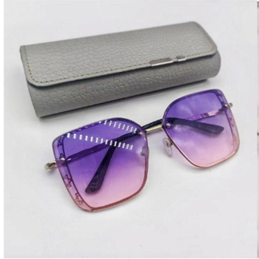 PU Glasses Case British Style Eyeglass Case Portable Glasses Storage Box for Men Women
