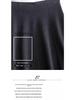 Woolen High-Waisted A-Line Eight-Panel Midi Skirt for Women - Elegant and Versatile for Autumn/Winter