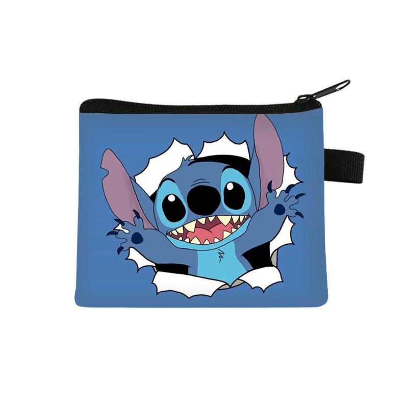 New Stitch Stitch Animation Peripheral Children'S Change Bag Portable Card Bag Coin Key Storage Bag