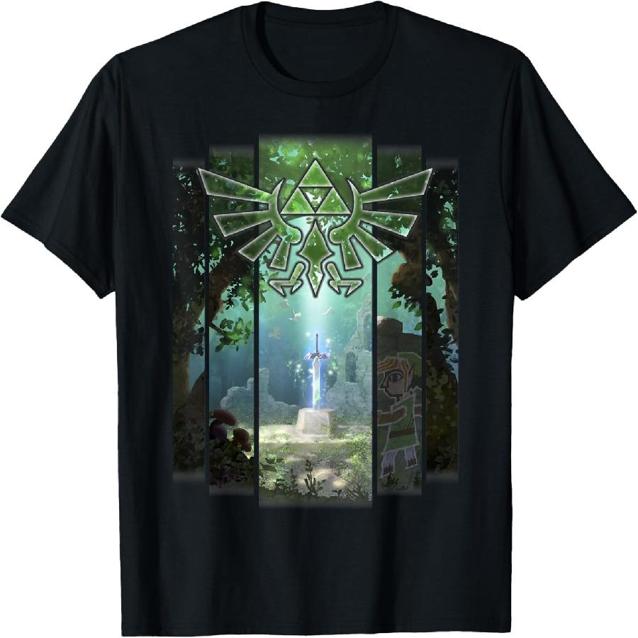 Футболка с обложкой The Legend of Zelda: A Link Between Worlds XXXXXL чёрный