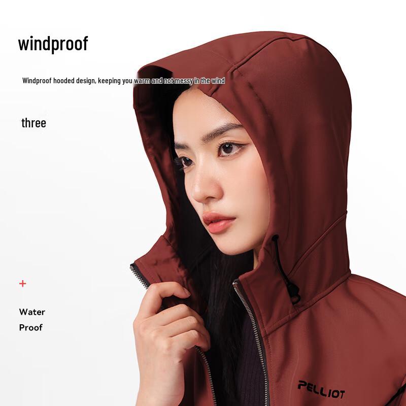PELLIOT Outdoor Windproof Water-Repellent Softshell Jacket