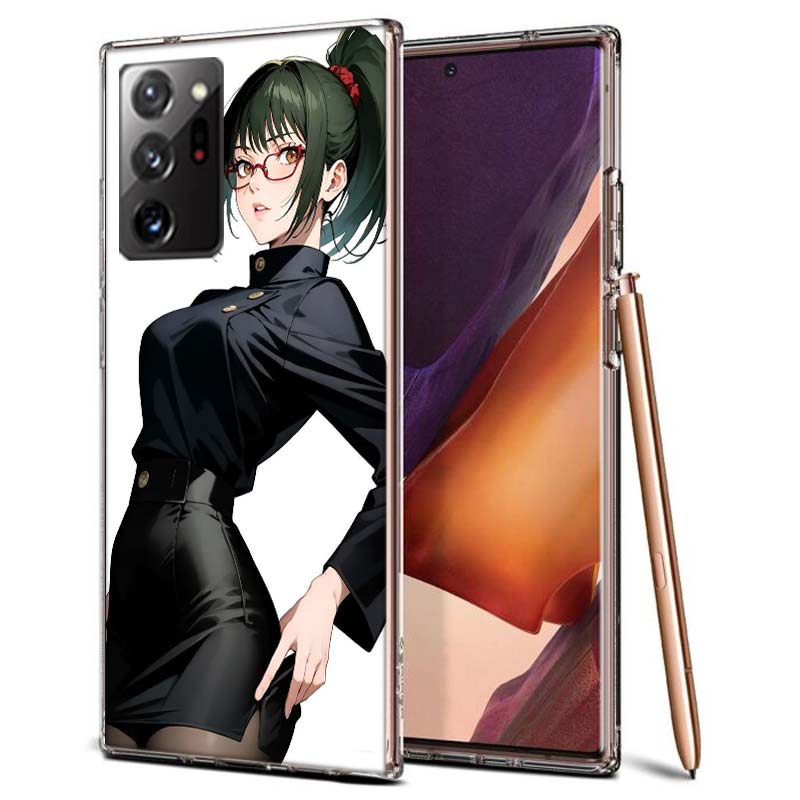 Maki Zenin Jujutsu Kaisen Phone Case for Samsung A55 A35 A25 A15 A07 A05S A16 A17 A26 A36 A37 A56 A57 Galaxy Note 20 10 A50S A71