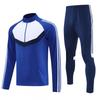 Men Women Sportswear Set Long Sleeve Half-Zip Quick Dry Training Top Pants Running Gym Fitness Winter