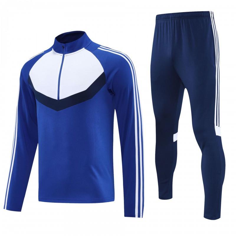 Men Women Sportswear Set Long Sleeve Half-Zip Quick Dry Training Top Pants Running Gym Fitness Winter