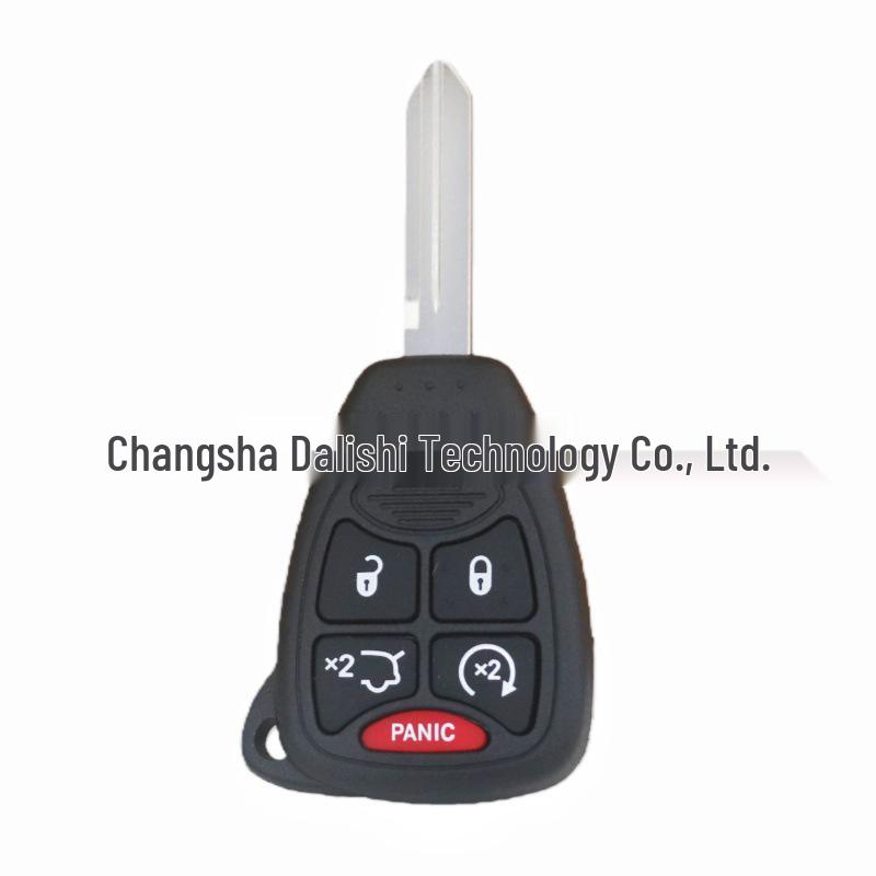 Chrysler Remote Replacement Car Key Shell with Small Buttons & Battery Holder