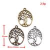 Tree Of Life Charms Antique Round Pendants For Spiritual DIY Jewelry