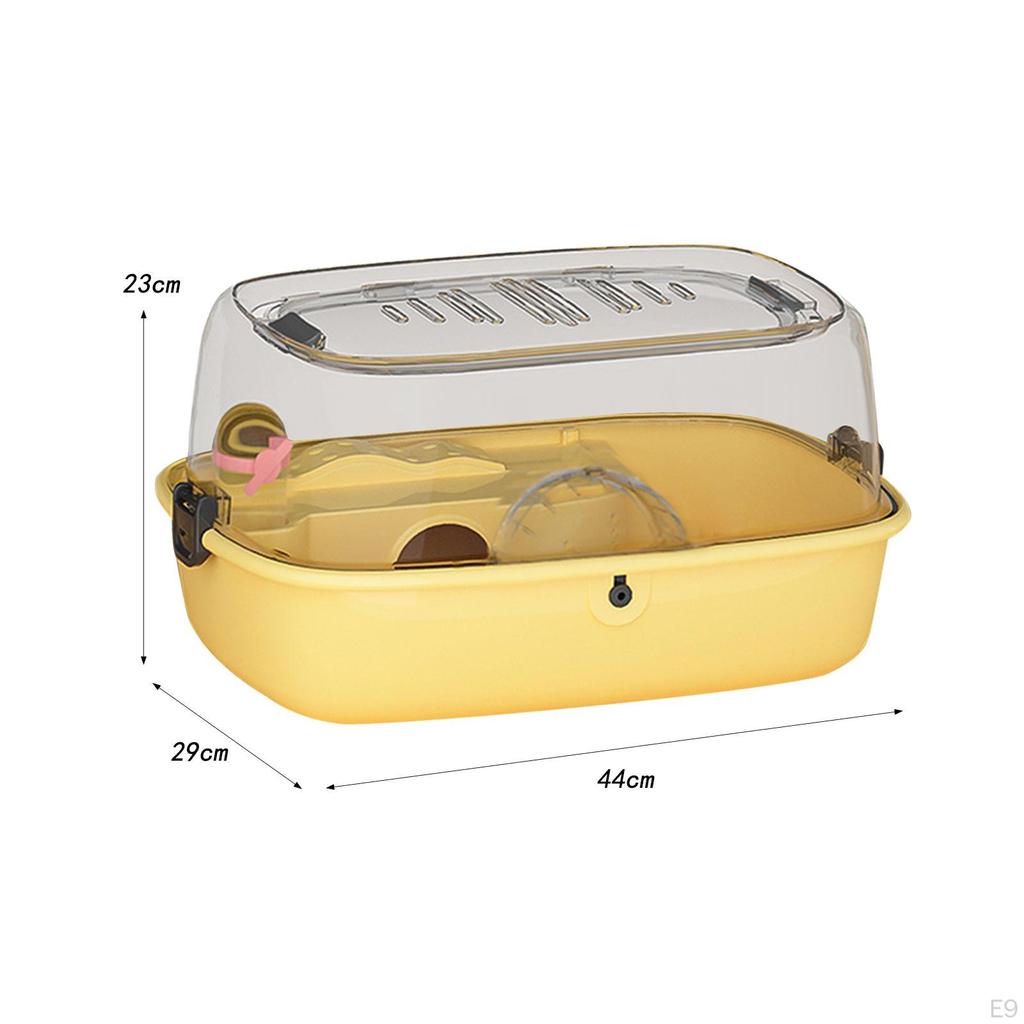 Habitat Hamster Cage Openable Top Ventilation Transparent Breathable Acrylic Small Animal for