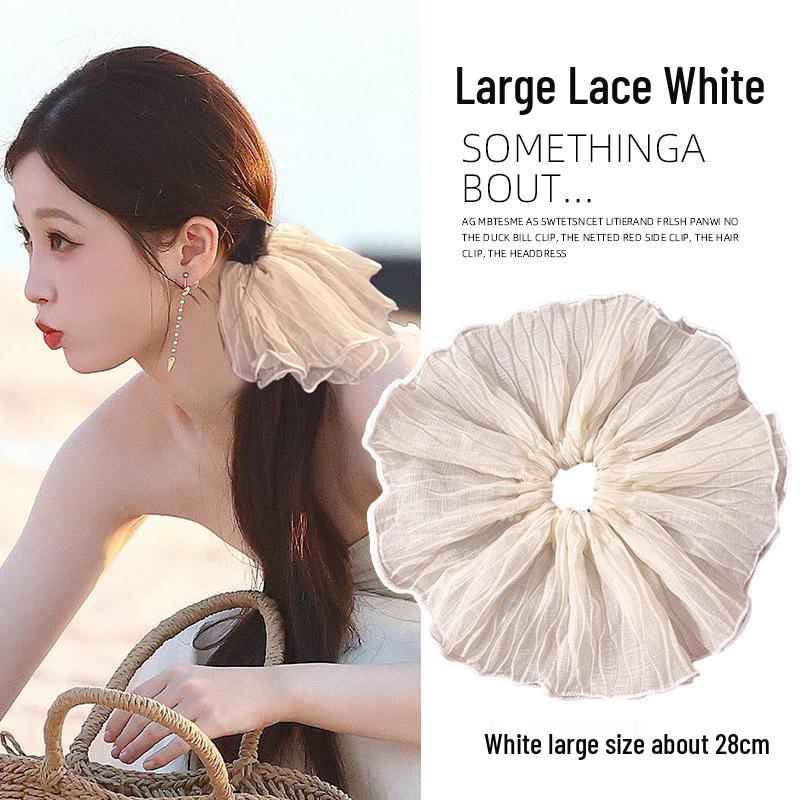 Women's Fresh Intestine Hair Tie: Gentle, Versatile, Sweet & Cute for Damage-free, Stylish Buns this Summer