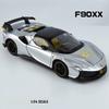 1/24 Ferrari SF90 SF90XX Alloy Sports Car Model Diecasts Metal Racing Vehicles Car Model Simulation Sound Light Collection Kids Toy Gift