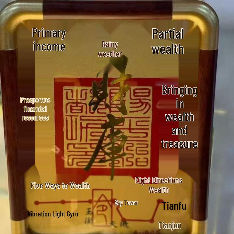 

999 Fine Gold Feng Shui Photo Frame: Attract Wealth & Fortune, Office Display Souvenir