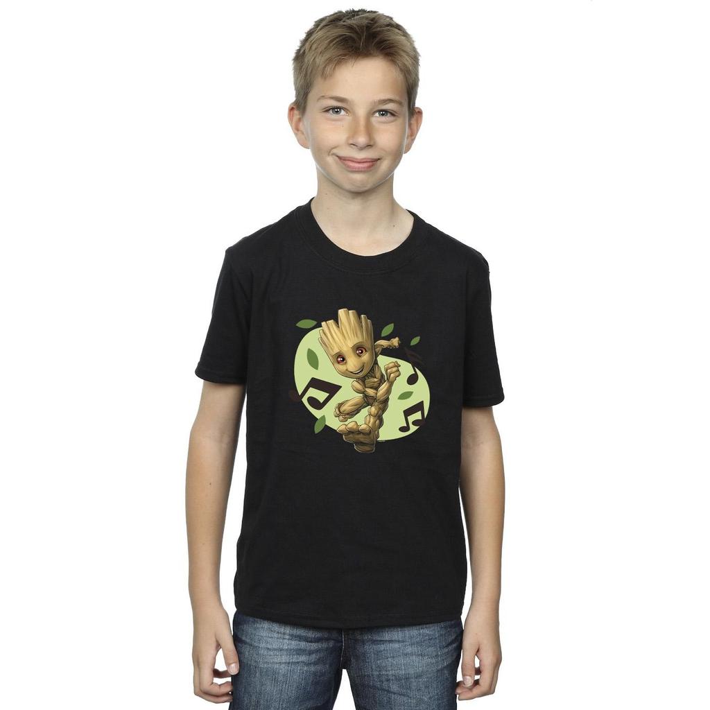 Marvel Koszulka dla chłopców Strażnicy Galaktyki Groot Nuty Muzyczne