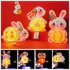 Luminous Rabbit Lantern Glowing Handheld Luminous Lantern Mid-Autumn Festival Lantern  Kids