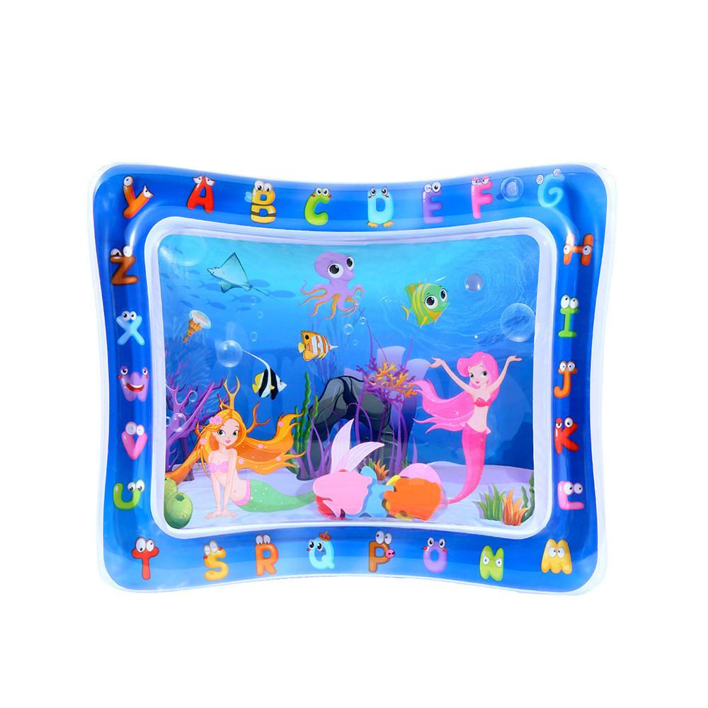 Colorful Inflatable Water Play Mat For Babies Pvc Material Variety Of Designs