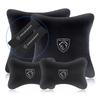 Car Seat Neck Pillow Leather Headrest Lumbar Waist Support for Peugeot 2008 3008 307 308 206 207 208 407 508 5008 106 107 Rifter T08