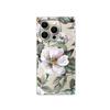Clear Square Back Tube Case Protection For iPhone 16 ProMax 14 Pro Max 12 13 15 Plus 11 Anti-Oxygen,Peony Pattern Casing