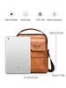 Herren Messenger Bag Leder Crossbody Schultertasche Klassische wasserdichte Aktentasche Satchel Reisetasche