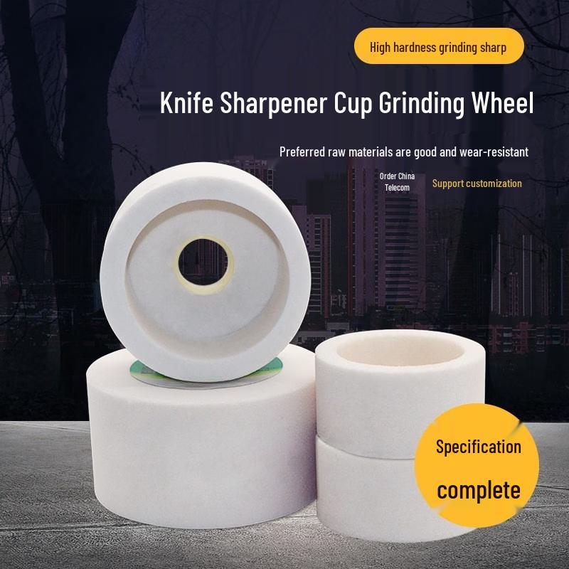 White Corundum Cup Grinding Wheel for Angle Grinders