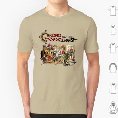 Chrono Trigger T Shirt Cotton Men Women DIY Print Snes Chrono Trigger Square Squaresoft Square Enix Retro Nerd Geek Video Games